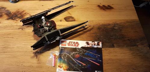 Lego 75179 - Star Wars Kylo Ren's Tie Fighter, Kinderen en Baby's, Speelgoed | Duplo en Lego, Zo goed als nieuw, Lego, Complete set