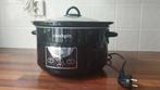 Crockpot slow cooker 4.7L, Witgoed en Apparatuur, Slowcookers, Zo goed als nieuw, Ophalen