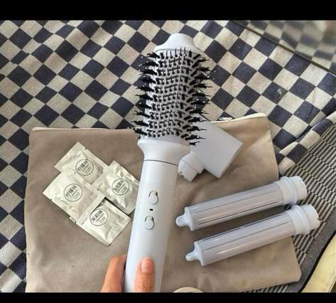 Nieuw: Paarse Airstyler met 4 Opzetstukken, Sieraden, Tassen en Uiterlijk, Uiterlijk | Haarverzorging, Nieuw, Föhn of Haardroger