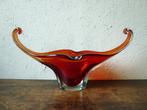 Venetiaans Murano schaal kristalglas glas object vintage, Ophalen of Verzenden