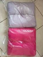 Kussens 100% zijde 42x42x10 cm lila en fucsia roze €10 p/st, Ophalen of Verzenden, Nieuw, Vierkant