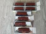 Minitrix en roco kolen wagons (8 wagons) schaal N 1:160, Roco, Ophalen of Verzenden, Zo goed als nieuw, Wagon