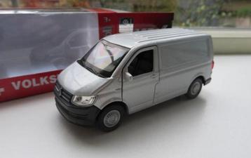 Welly Volkswagen Transporter T6 zilver beschikbaar voor biedingen
