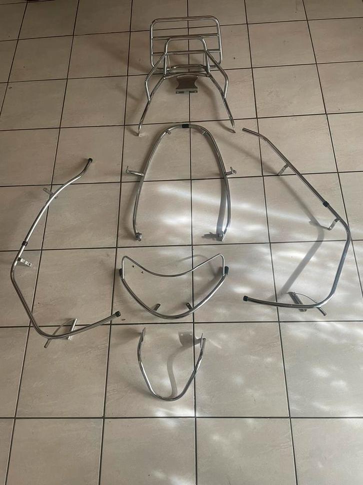 Piaggio skipper lx beugelset chrome, Motoren, Tuning en Styling, Ophalen