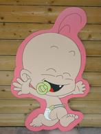 babybordverhuur westervoort, vrolijk meisje. geboortebord, Ophalen, Nieuw, Geboortebord