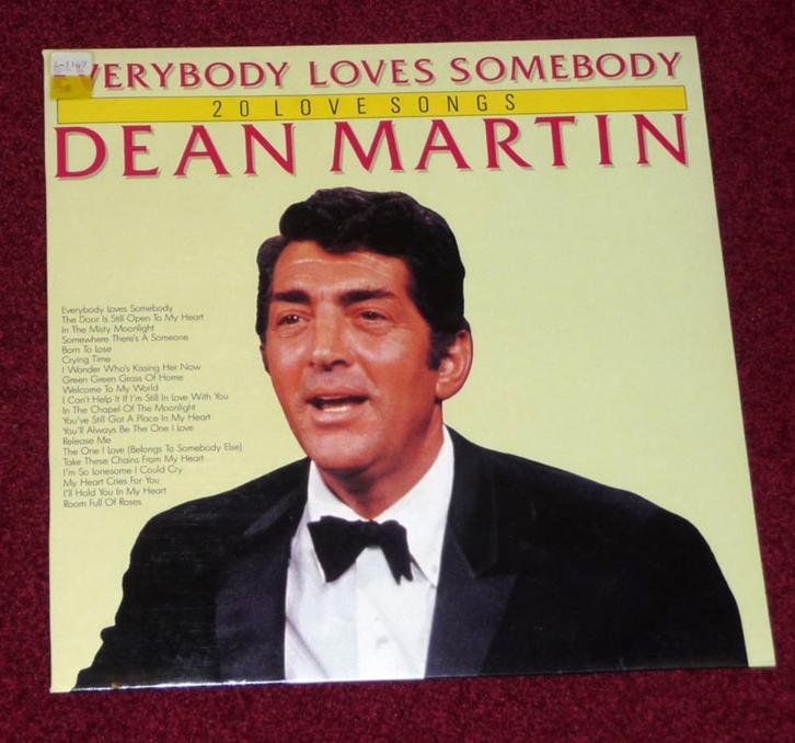 Dean Martin - Everybody Loves Somebody LP, Cd's en Dvd's, Vinyl | Pop, Zo goed als nieuw, 1960 tot 1980, 12 inch, Ophalen of Verzenden