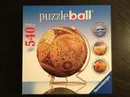 3D PUZZEL globe historische wereld map puzzelbal 540 stuks, Ophalen of Verzenden, Minder dan 500 stukjes, Zo goed als nieuw, Rubik's of 3D-puzzel