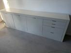 Pastoe L-serie Dressoir - wit, Huis en Inrichting, Kasten | Dressoirs, Ophalen, Overige materialen, Gebruikt, 200 cm of meer