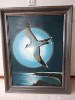 Schilderij van vogel in vlucht, Ophalen, 50 tot 75 cm, Zo goed als nieuw, 50 tot 75 cm