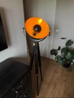 Vloerlamp Industrieel Goud Zwart, Huis en Inrichting, Ophalen, Zo goed als nieuw, Metaal, 150 tot 200 cm