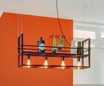 Hanglamp met plateau, Huis en Inrichting, Lampen | Hanglampen, Ophalen, Zo goed als nieuw, 75 cm of meer
