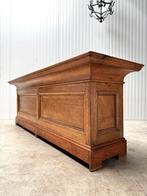 antieke licht eikenhouten TOONBANK winkelkast BALIE 1880, Antiek en Kunst, Ophalen of Verzenden