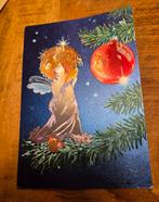 Engeltje kijkt naar kerstbal, Verzenden, 1980 tot heden, Gelopen, Feest(dag)