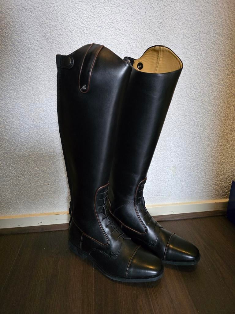 Mondoni paardrijlaarzen van leer, Dieren en Toebehoren, Paardrijkleding, Ophalen, Dressuur, Nieuw, Dames