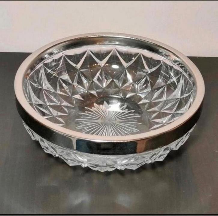 Kristallen coupe Val Saint Lambert, Antiek en Kunst, Antiek | Glas en Kristal, Ophalen of Verzenden