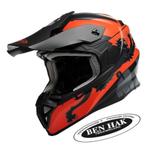 HELM MALOSSI & PREMIER|OFFICIAL CROSS|HM2|MAAT XL 61cm black, Fietsen en Brommers, Brommerhelmen, Nieuw, Small, Ophalen of Verzenden