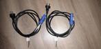 2x Shuko -> Neutrik Powercon kabel 2 meter, Ophalen of Verzenden, Zo goed als nieuw, Laser