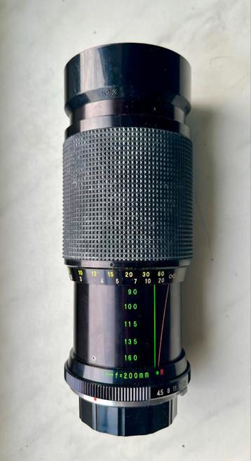 Gratis:  80-200 - F4,5 voor Minolta MC en flitser beschikbaar voor biedingen