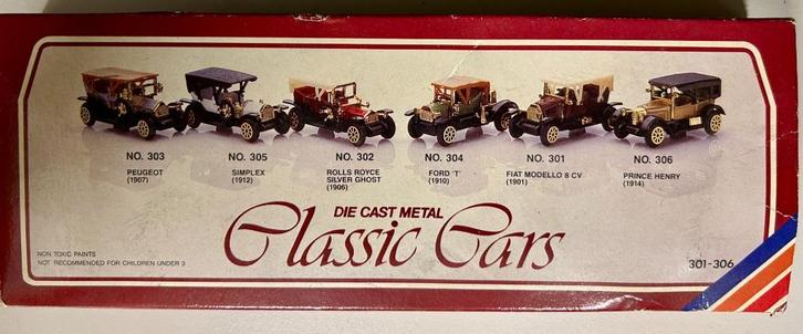 Classic Cars in doos. 1/72 Die Cast, Hobby en Vrije tijd, Modelauto's | Overige schalen, Zo goed als nieuw, Auto, Ophalen of Verzenden