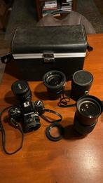 Rolleiflex SL35 ME met diverse lenzen, Ophalen of Verzenden, Gebruikt, Spiegelreflex, Overige Merken