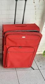 RODE CANVAS SAMSONITE KOFFER, Sieraden, Tassen en Uiterlijk, Koffers, Ophalen, Gebruikt, 45 tot 55 cm, 70 cm of meer