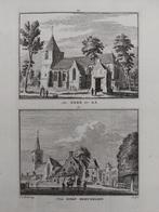 49-50  Ter Aa en Breukelen  de Kerk Kopergravure 1773, Antiek en Kunst, Kunst | Etsen en Gravures, Ophalen of Verzenden