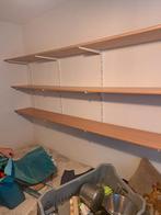 Wandplanken wand planken wandstelling verstelbaar metaal, Ophalen, Gebruikt