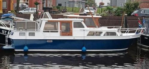 Kok kruiser boot 10 meter met boegschroef, Watersport en Boten, Motorboten en Motorjachten, Zo goed als nieuw, Staal, Diesel, 50 pk of meer