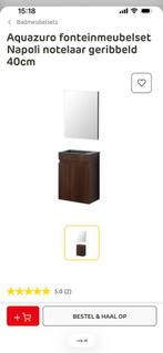 Spiegel en waskom van Aquazuro, Ophalen, Wastafel