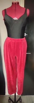 GUDRUN SJÖDEN Rode Velours Broek maat XXL, Kleding | Dames, Maat 46/48 (XL) of groter, Ophalen of Verzenden, Zo goed als nieuw