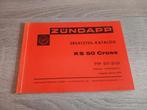 Zundapp Onderdelenboek KS 50 Cross uitgave 02-1973, Verzenden, Gebruikt