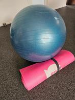 Pilatesbal 65cm + matje, Ophalen, Gebruikt, Yoga-accessoire