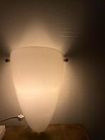 3 GLAZEN ART DECO WAND LAMP, Huis en Inrichting, Lampen | Wandlampen, Ophalen of Verzenden, Gebruikt, Glas, Gezellig ,Sweer