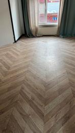 Chevron laminaatvloer – Skandor – ca. 30 m², Doe-het-zelf en Verbouw, Vloerdelen en Plavuizen, Ophalen, 50 tot 150 cm, Zo goed als nieuw