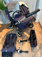 Bugaboo Donkey Duo - Moet weg!, Kinderen en Baby's, Kinderwagens en Combinaties, Gebruikt, Bugaboo, Verstelbare duwstang, Ophalen