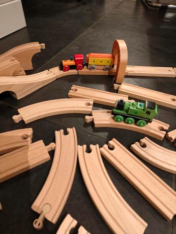 Houten Treinbaan - 10kg beschikbaar voor biedingen