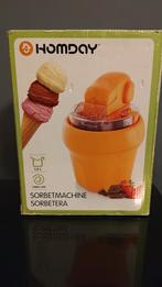 Homday Ijsmachine - Maak je eigen ijs!, Ophalen of Verzenden, Gebruikt, Koelelement