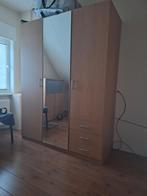 Kledingkast met spiegel, Huis en Inrichting, Kasten | Kledingkasten, Ophalen, Overige materialen, 100 tot 150 cm, Zo goed als nieuw