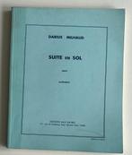 Darius Milhaud Suite en Sol pour orchestr ME 7904, Muziek en Instrumenten, Bladmuziek, Gebruikt, Klassiek, Ophalen of Verzenden