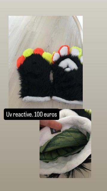 Fursuit paws beschikbaar voor biedingen