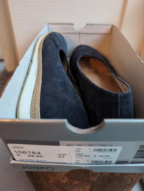 Gabor instappers ballerina's maat 40,5 of 7, Kleding | Dames, Schoenen, Zo goed als nieuw, Instappers, Blauw, Ophalen of Verzenden
