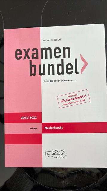 Examenbundel nederlands vwo 2021/2022 beschikbaar voor biedingen