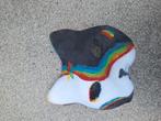 Therian mask handmade (rainbow with black), Ophalen of Verzenden, Zo goed als nieuw