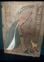 Wandtegel Egyptische harpist 42br x 55hg, Antiek en Kunst, Ophalen of Verzenden