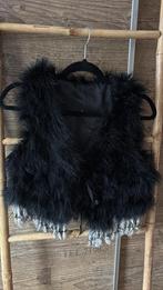 Bont bodywarmer, Kleding | Dames, Ophalen of Verzenden, Zo goed als nieuw, Zwart