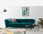 Groene Tweepersoons Bank - Zo Goed Als Nieuw, Ophalen, 150 tot 200 cm, Tweepersoons, 75 tot 100 cm
