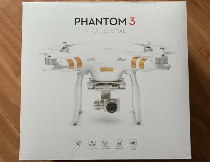 DJI Phantom-3-Pro, Hobby en Vrije tijd, Modelbouw | Radiografisch | Helikopters en Quadcopters, Zo goed als nieuw, Quadcopter of Multicopter