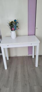 Uitschuifbare (eet)tafel  Ikea, Huis en Inrichting, Tafels | Eettafels, Ophalen, 50 tot 100 cm, Vierkant, 50 tot 100 cm