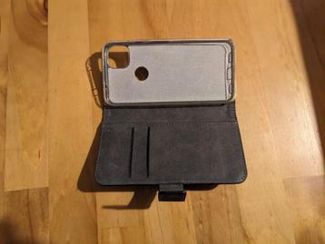Google Pixel 4a – Leren bookcase hoesje (zwart) beschikbaar voor biedingen