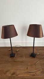 Set van 2 prachtige lampen met schakelaar, Huis en Inrichting, Ophalen of Verzenden, Zo goed als nieuw, Minder dan 50 cm